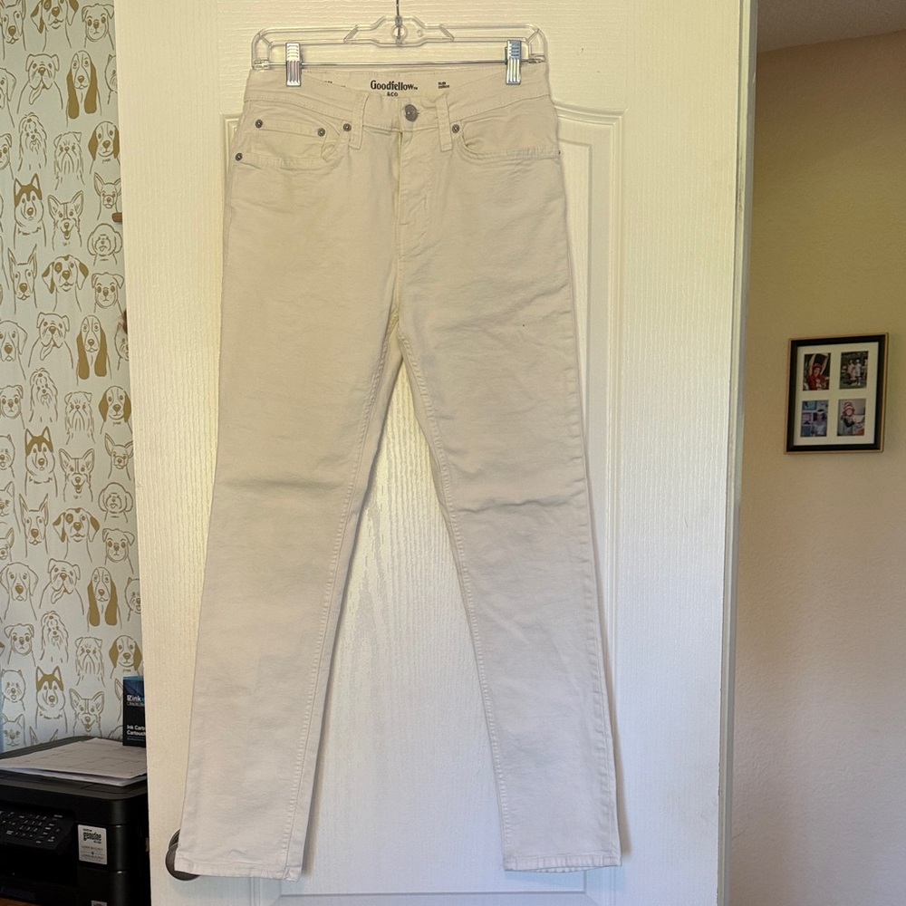 Goodfellow & Co Men's Beige Straight Jeans